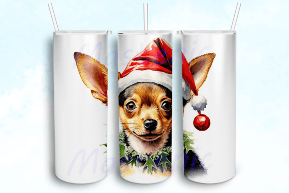 Christmas Pet Portraits Tumbler