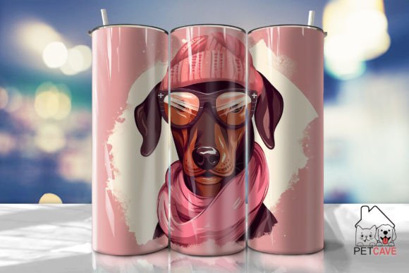 Doberman Pinscher Dog Tumbler Wrap