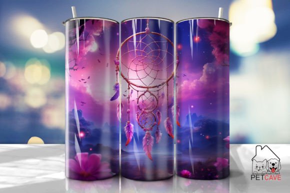 Dream Catcher Pink Tumbler Wrap