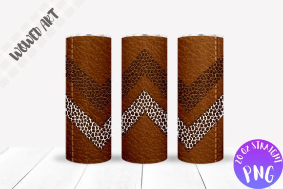 Leather Texture Tumbler Wrap