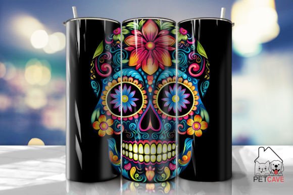 Mexican American Sugar Tumbler Wrap 1