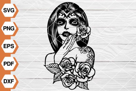 Sugar Skull Girl SVG File EP-136
